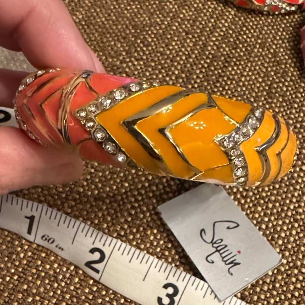 3142-Enamel Seqin Bracelet MSRP $50With Tags